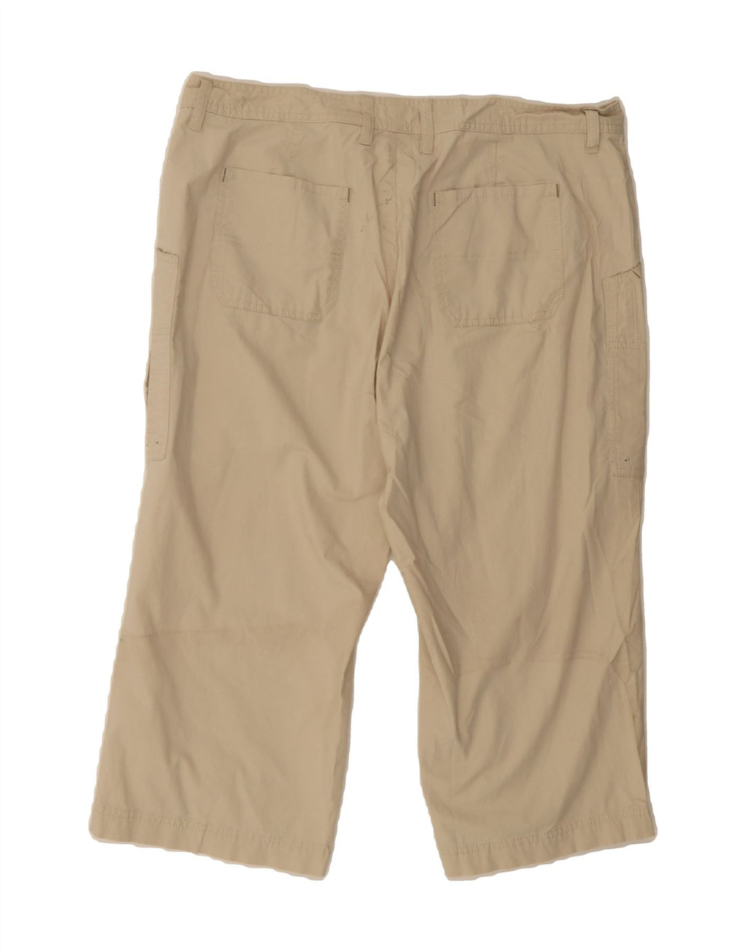 EDDIE BAUER Womens Mercer Fit Bermuda Shorts US 16 2XL W38  Beige Cotton Vintage Eddie Bauer and Second-Hand Eddie Bauer from Messina Hembry 