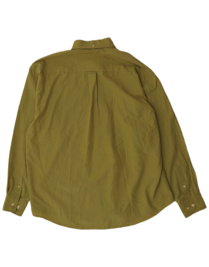 Camisa masculina BEN SHERMAN XL verde Houndstooth