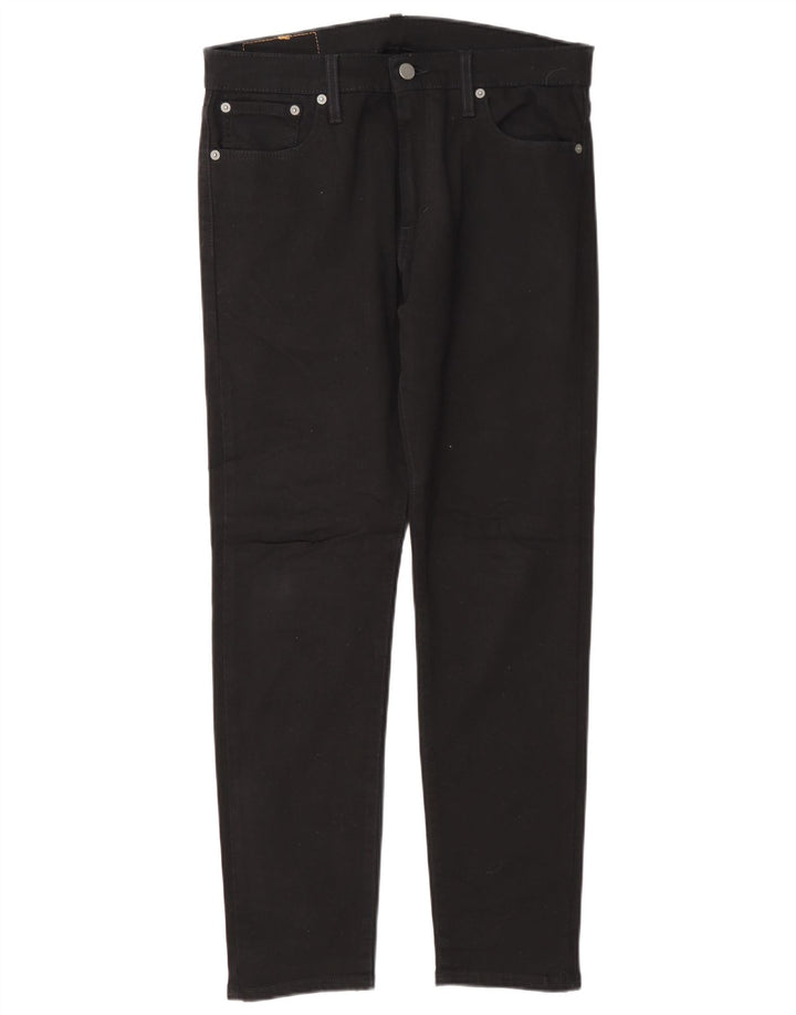 Levi's Masculino 512 Tapered Slim Jeans W30 L30 Preto