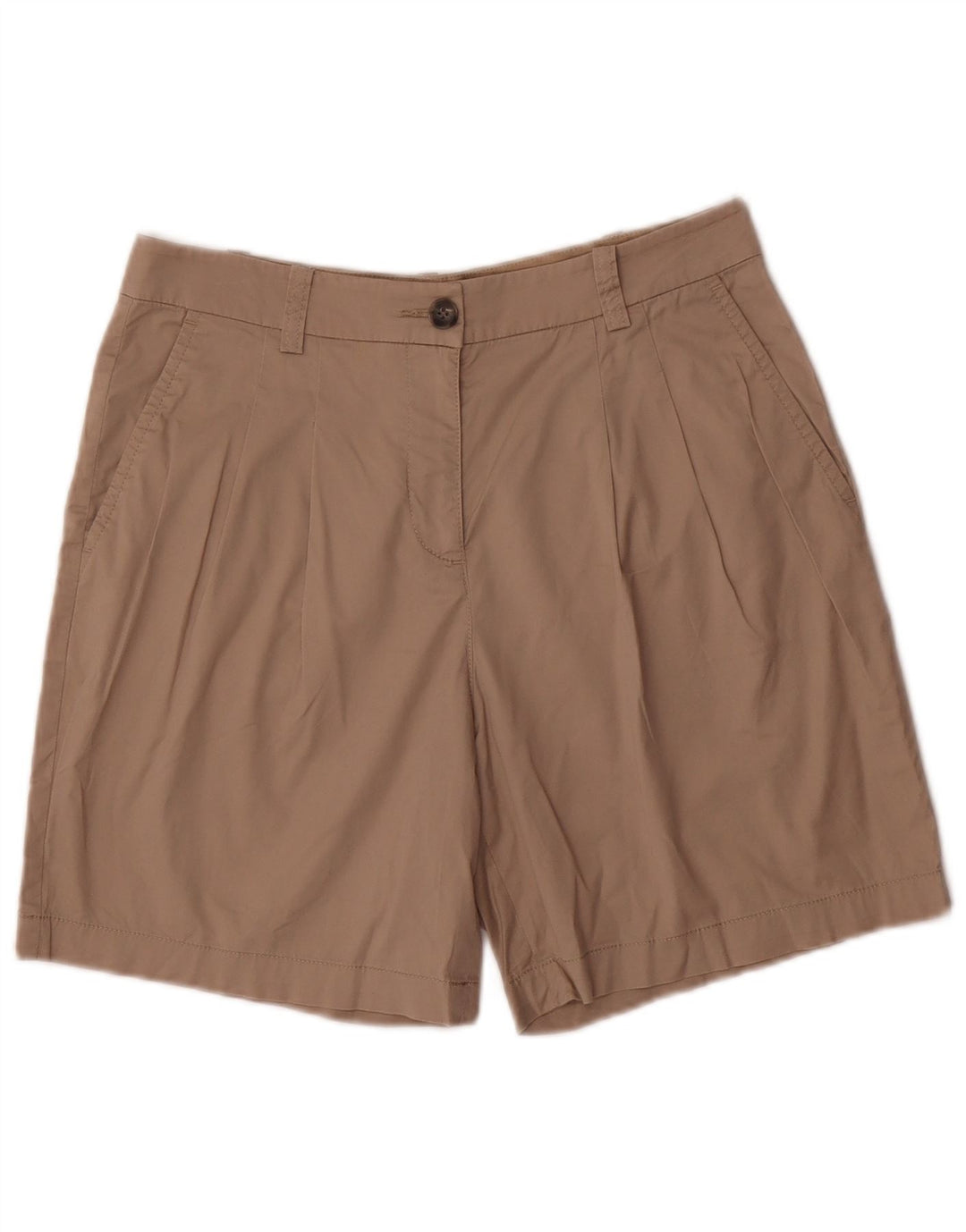 STEFANEL Shorts Chino Feminino Pegged W30 Médio Bege
