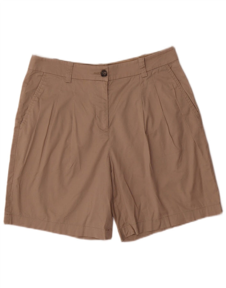 STEFANEL Shorts Chino Feminino Pegged W30 Médio Bege