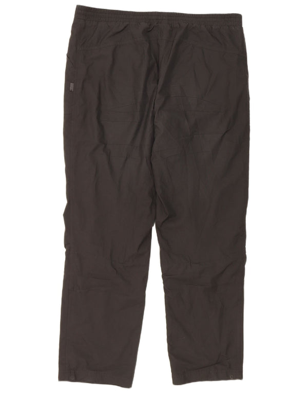 Calça de treino masculina Adidas grande poliéster preto