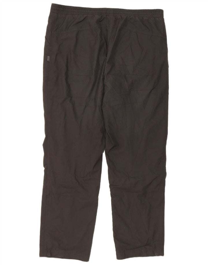 Calça de treino masculina Adidas grande poliéster preto