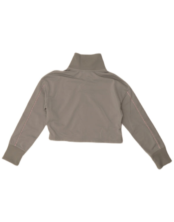 Jaqueta Nike Girls Crop Tracksuit 12-13 anos grande cinza poliéster