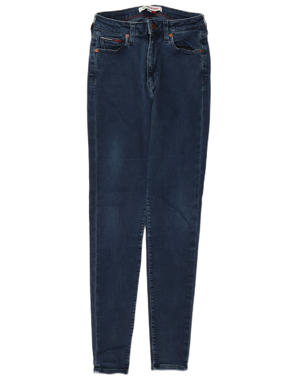 Jeans skinny feminino Tommy Hilfiger W26 L30 algodão azul marinho