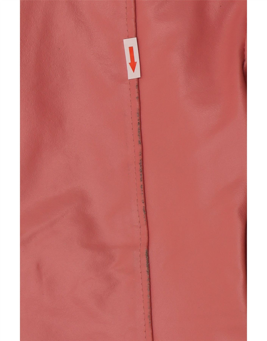 Jaqueta de couro feminina vintage UK 14 grande rosa