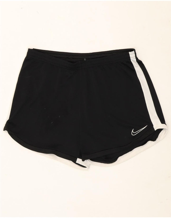 Shorts esportivos masculinos Nike Dri Fit grande poliéster colorblock preto