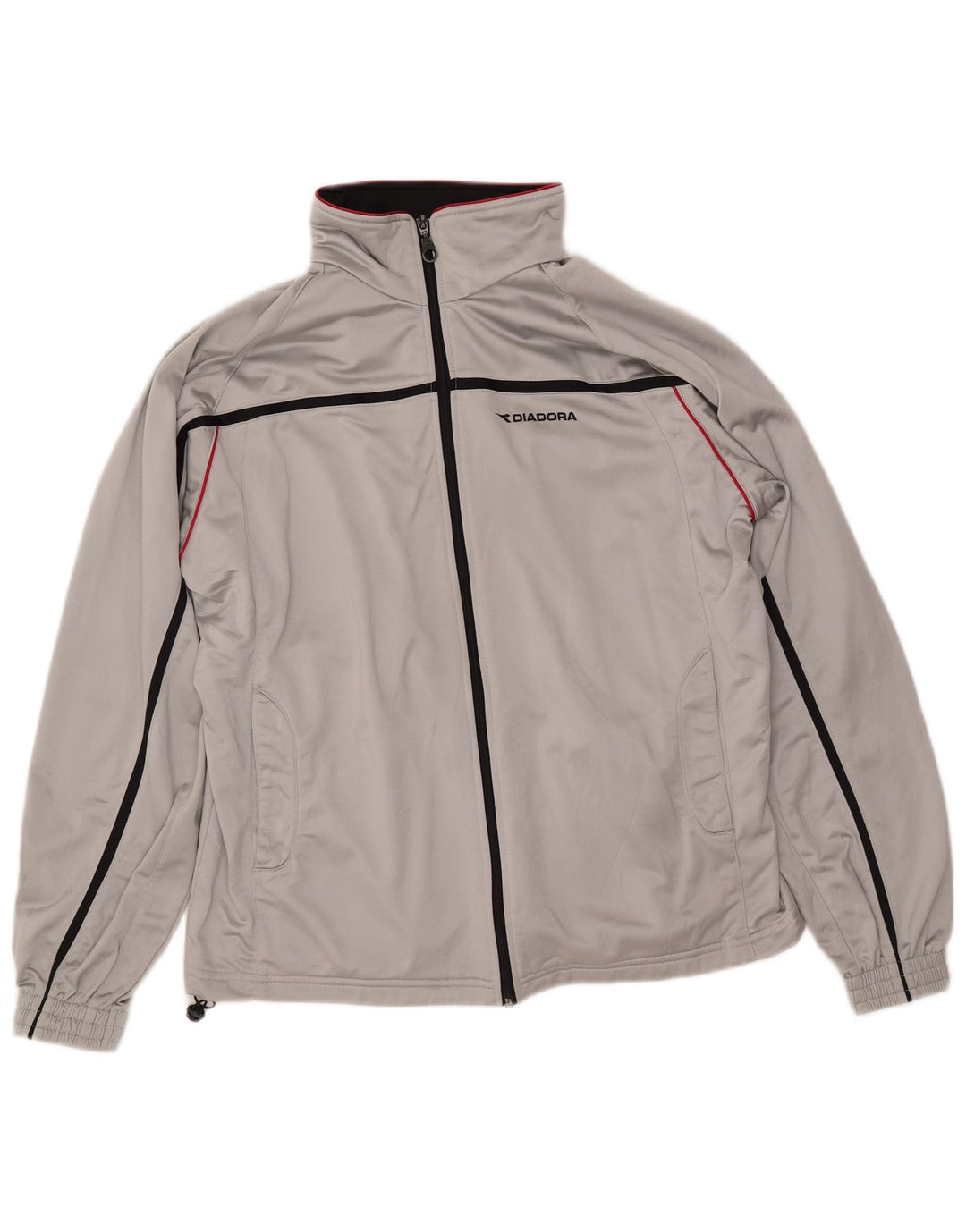 Jaqueta masculina de treino DIADORA UK 40 poliéster cinza médio