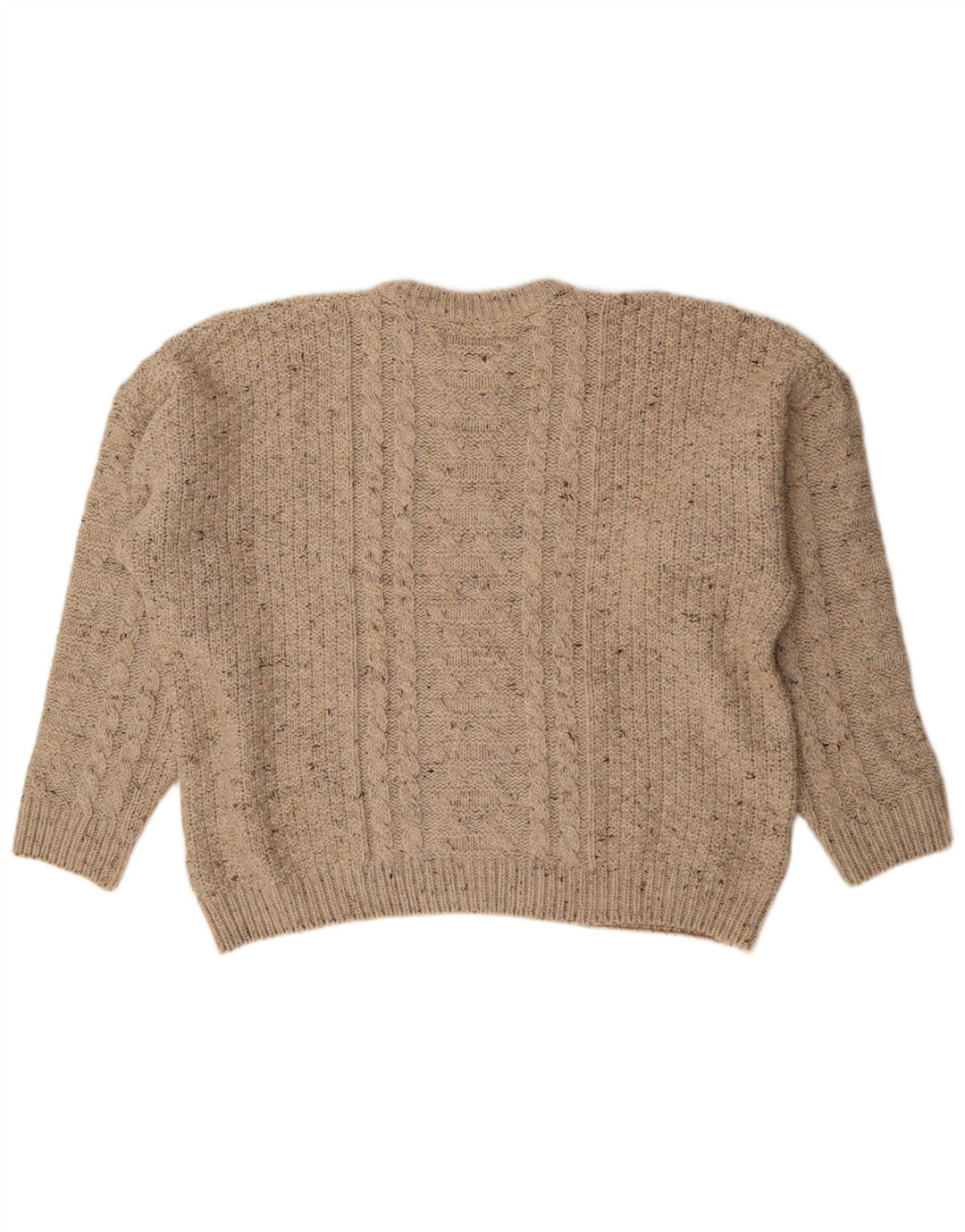 Suéter masculino Tenson com gola canoa 3XL bege manchado