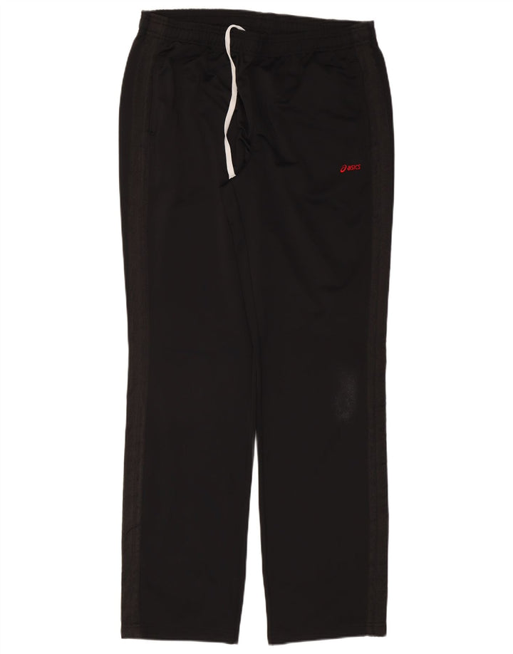 Calça de treino masculina Asics XL preto poliéster