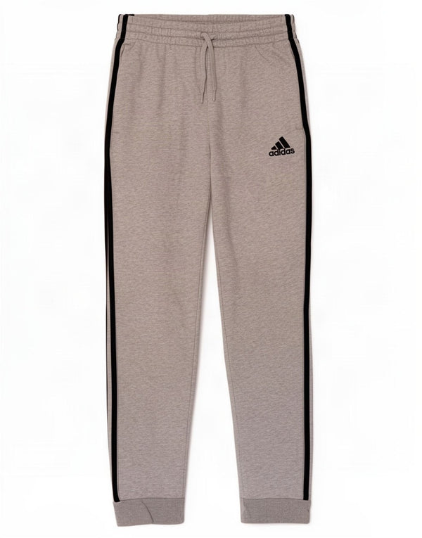 Calças de treino femininas Adidas Joggers UK 10 pequeno algodão cinza