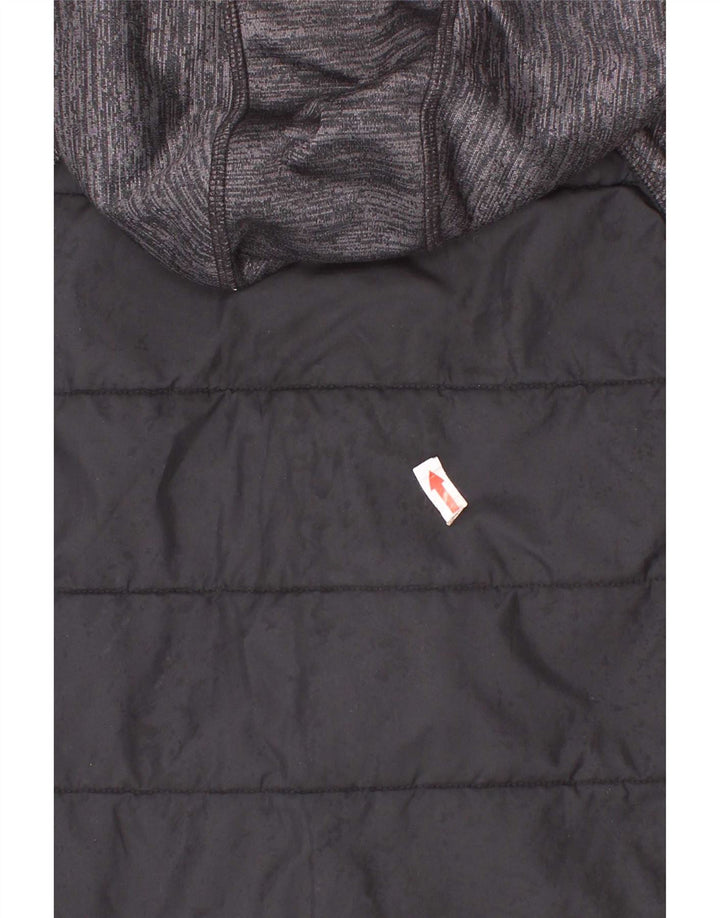 Jaqueta Under Armour Boys com capuz e moletom 7-8 anos pequeno preto