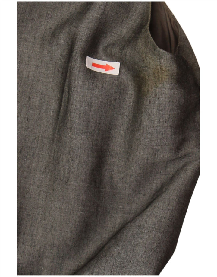 Vestido feminino Apriori Regular Shift UK 16 grande viscose cinza