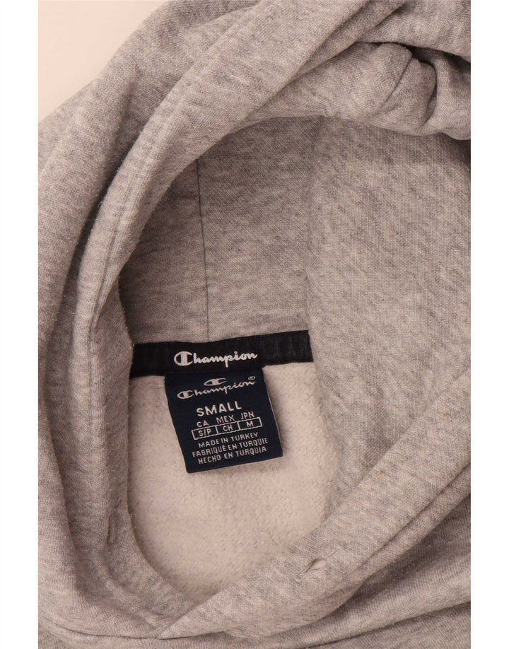 Jumper com capuz masculino Champion pequeno cinza colorblock