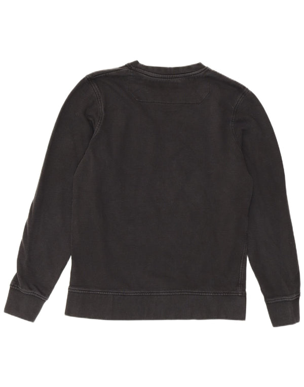 Jack & Jones moletom gráfico masculino jumper pequeno algodão preto