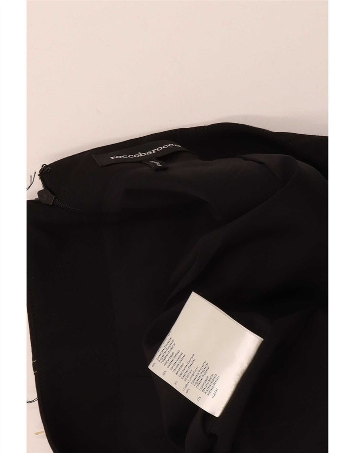 Saia lápis feminina Roccobarocco IT 46 grande W34 poliéster preto