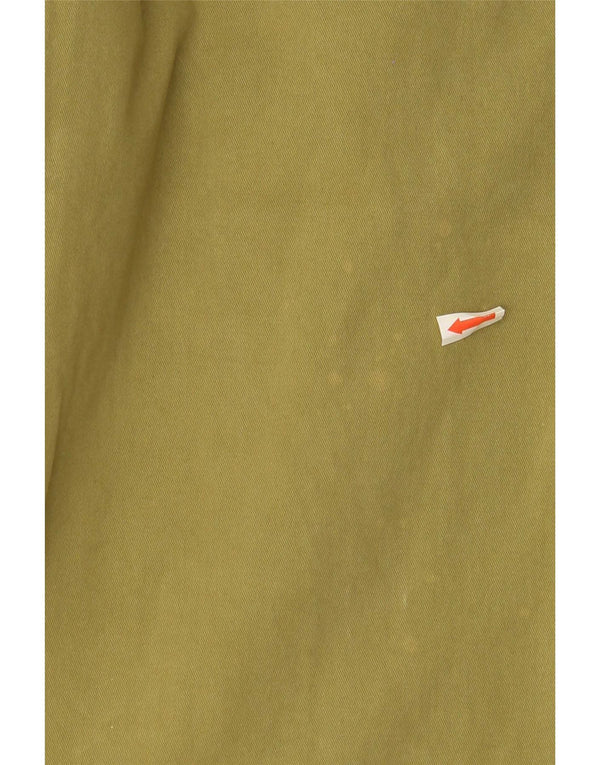 Calça chino masculina Gant Soho cintura baixa reta W34 L32 algodão verde
