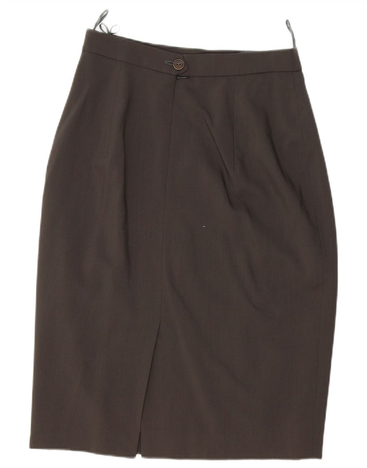 Saia lápis feminina CERRUTI 1881 IT 42 médio W28 lã cinza