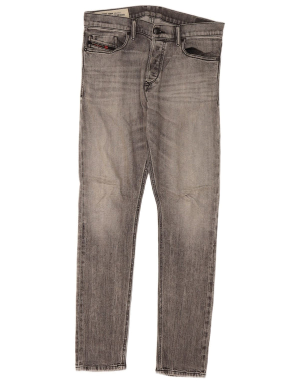 Jeans Slim Masculino Diesel W32 L32 Algodão Cinza
