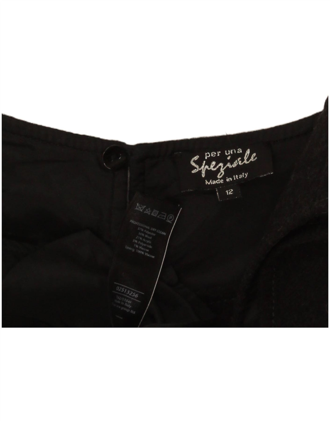 Vestido feminino Marks & Spencer Per Una com bainha UK 12 médio preto xadrez