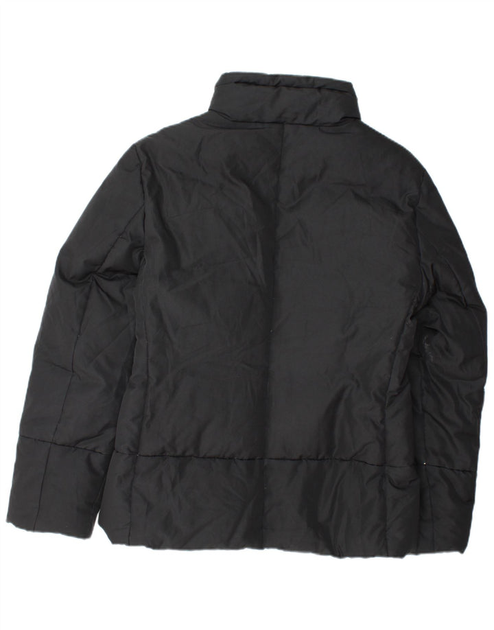 Jaqueta acolchoada feminina SISLEY UK 14 poliéster preto médio