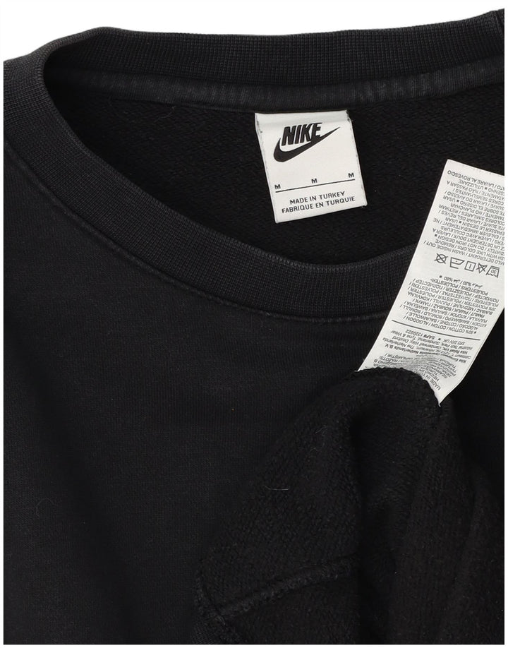 Nike masculino moletom jumper médio algodão preto