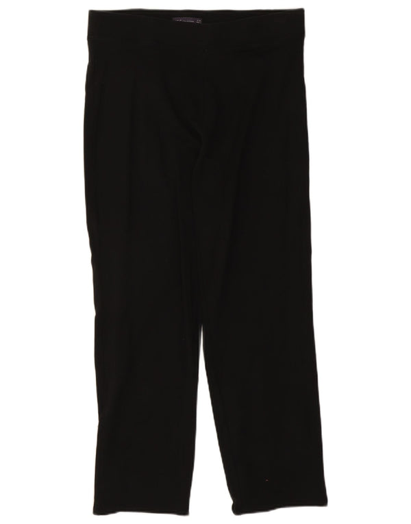 Leggings femininas Marks & Spencer Reino Unido 14 grande algodão preto