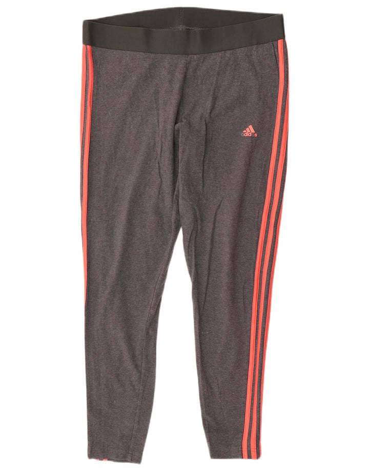 Leggings Adidas Mulher XL Cinza Algodão