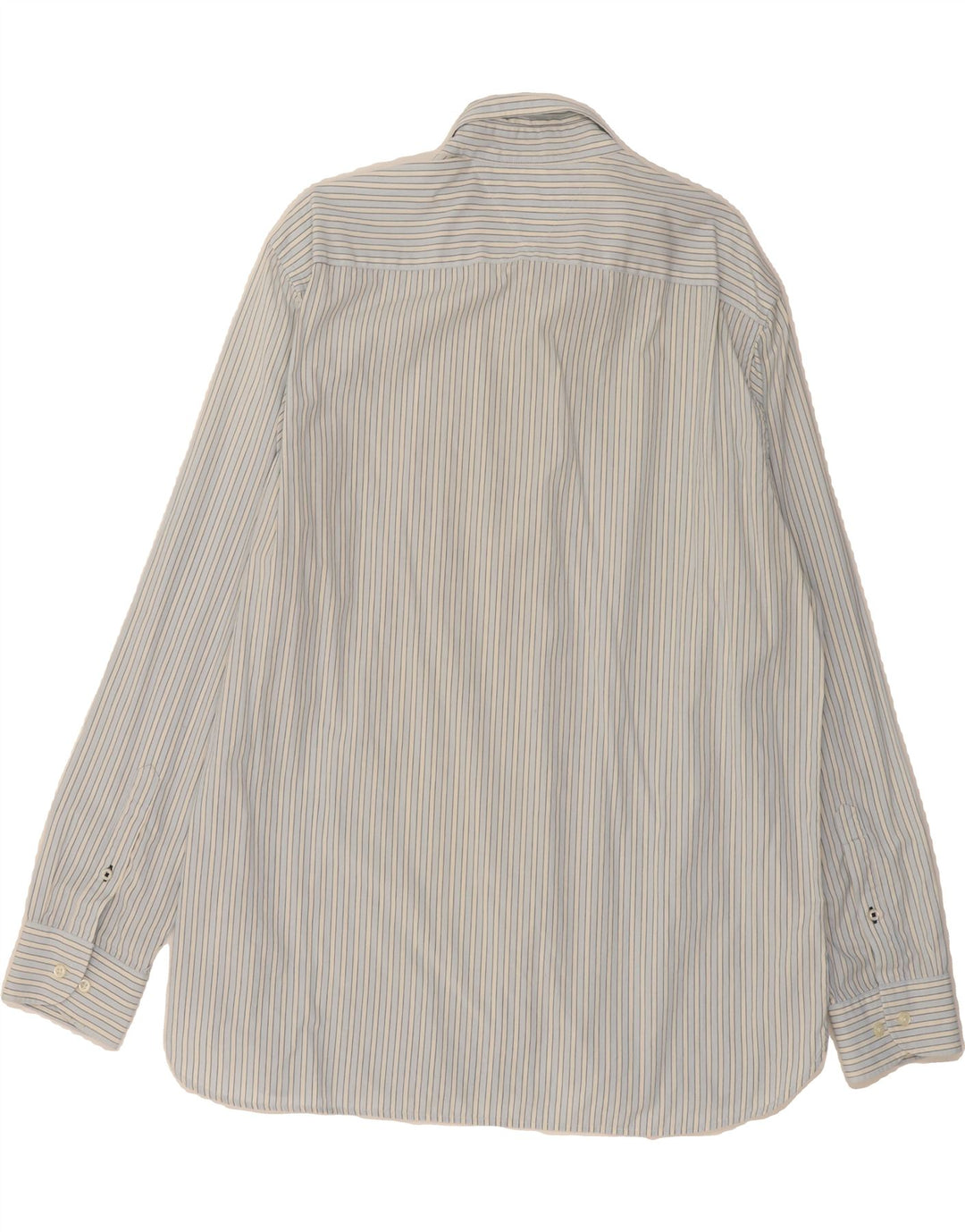 TOMMY HILFIGER Mens Regular Fit Shirt 2XL Blue Striped Cotton Vintage Tommy Hilfiger and Second-Hand Tommy Hilfiger from Messina Hembry 