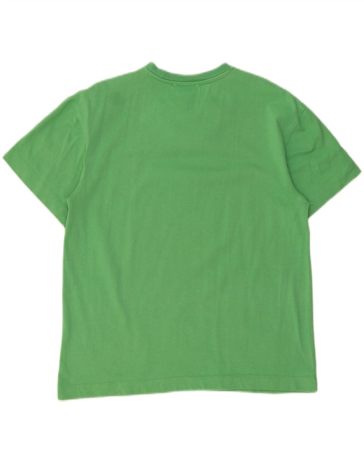 ZARA Mens T-Shirt Top Small Green Cotton Vintage Zara and Second-Hand Zara from Messina Hembry 