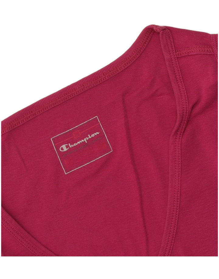 CHAMPION Colete Feminino Top UK 10 Pequeno Rosa