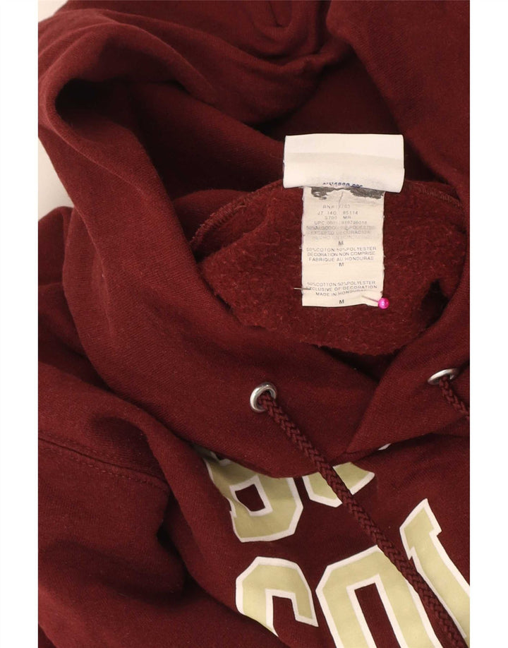 Jumper masculino com capuz e ajuste regular gráfico Champion médio marrom universitário