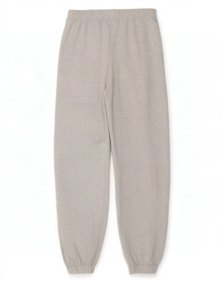 Calça de treino feminina Topshop Joggers UK 8 poliéster manchado cinza pequeno