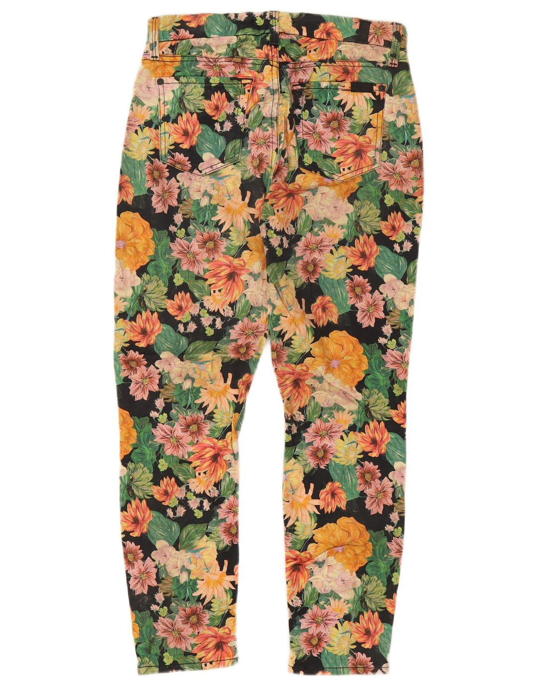 7 FOR ALL MANKIND Jeans recortados femininos W26 L24 Multicolorido Floral