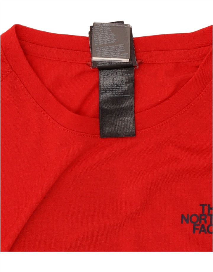 The North Face Mens Graphic Camiseta Top Médio Poliéster Vermelho