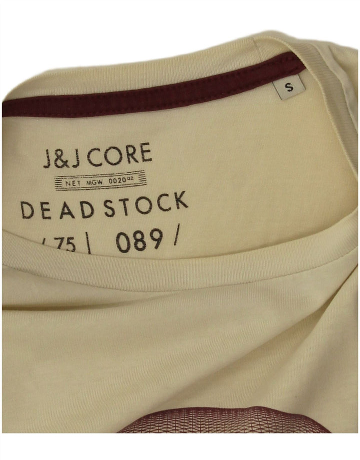 Camiseta masculina gráfica Jack & Jones Top pequeno branco