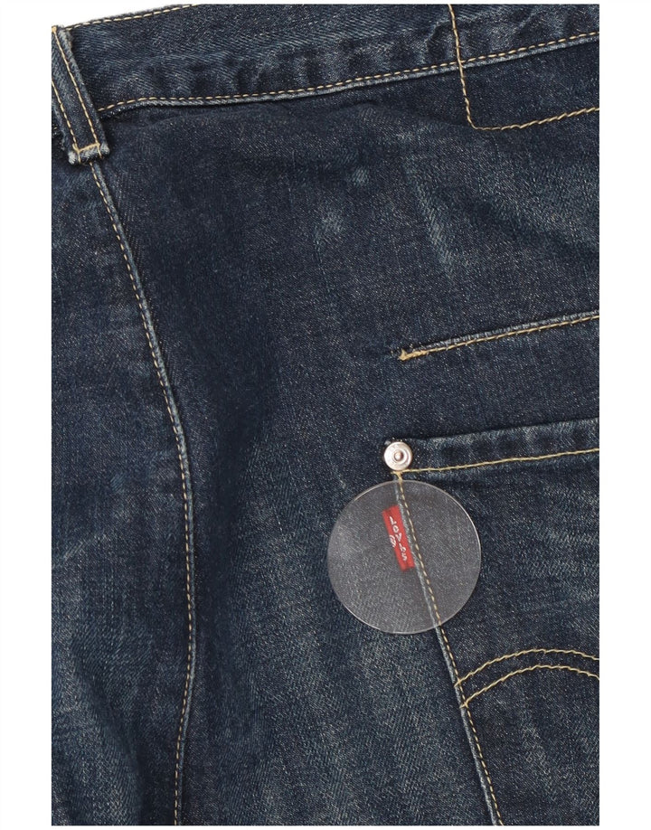 Calça jeans reta masculina Levi's W36 L32 azul marinho