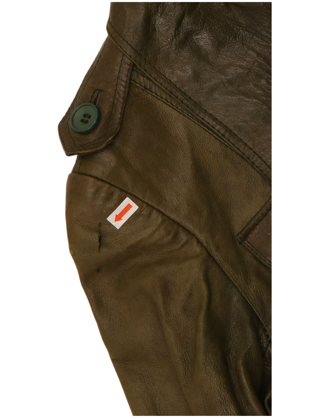 Jaqueta de couro feminina STADICK IT 38 XS couro verde
