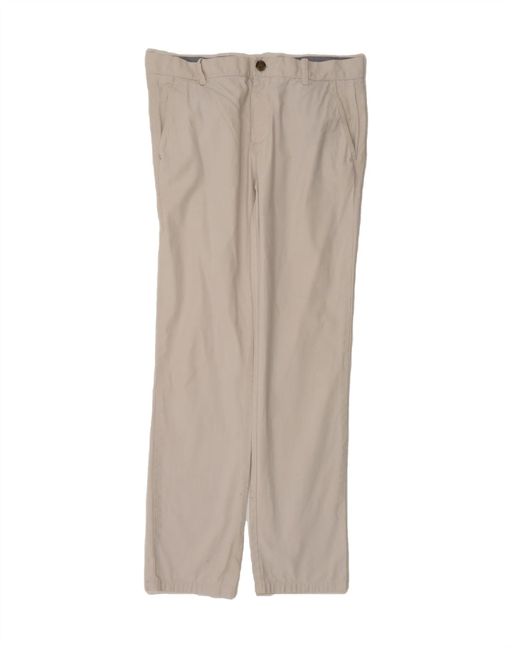 TOMMY HILFIGER Mens Straight Chino Trousers W33 L34  White Cotton Vintage Tommy Hilfiger and Second-Hand Tommy Hilfiger from Messina Hembry 