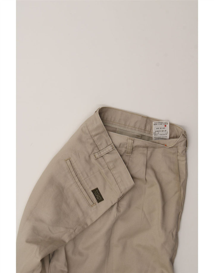 LEE Mens Pegged Chino Trousers W38 L34 Beige Cotton Vintage Lee and Second-Hand Lee from Messina Hembry 