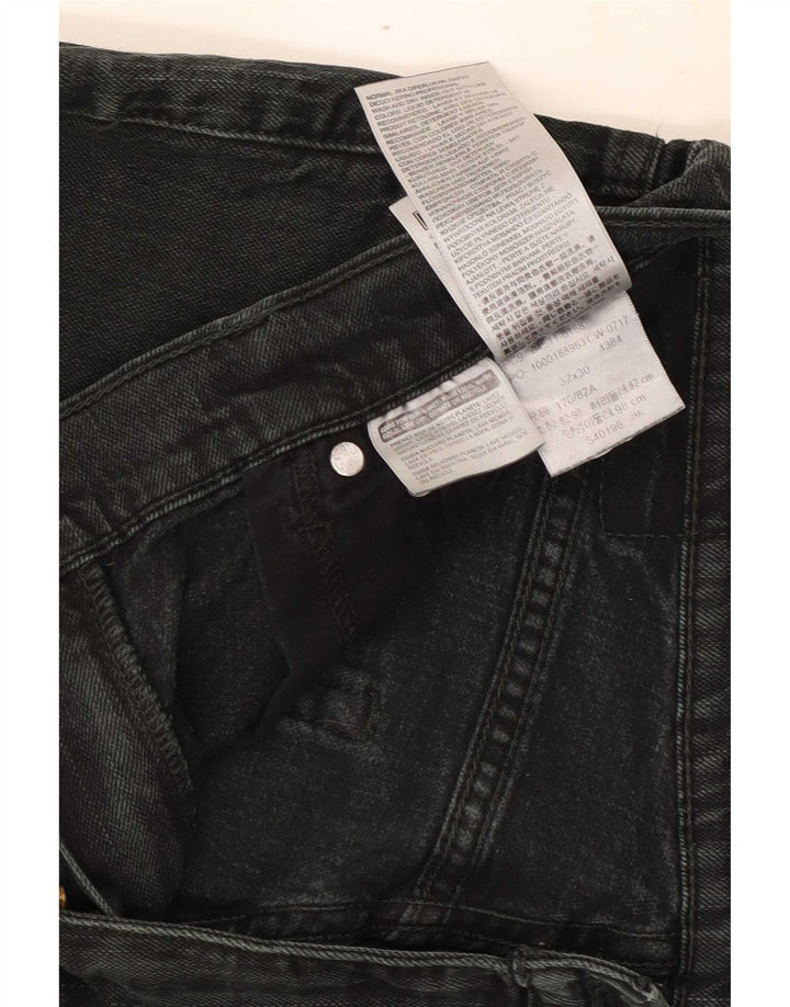 Levi's Mens Slim Jeans W32 L30 Cinza Algodão