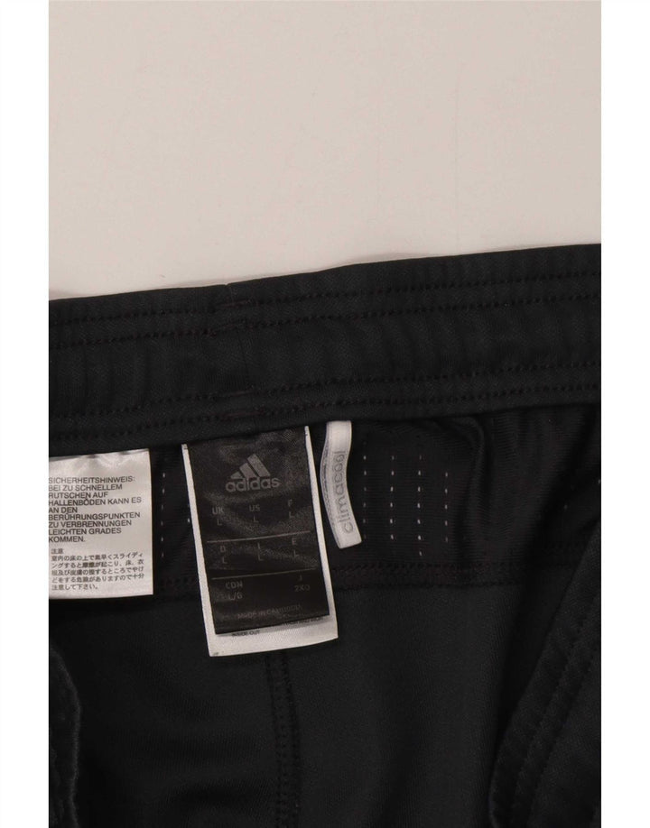 Calça de treino masculina Adidas Climacool grande poliéster cinza