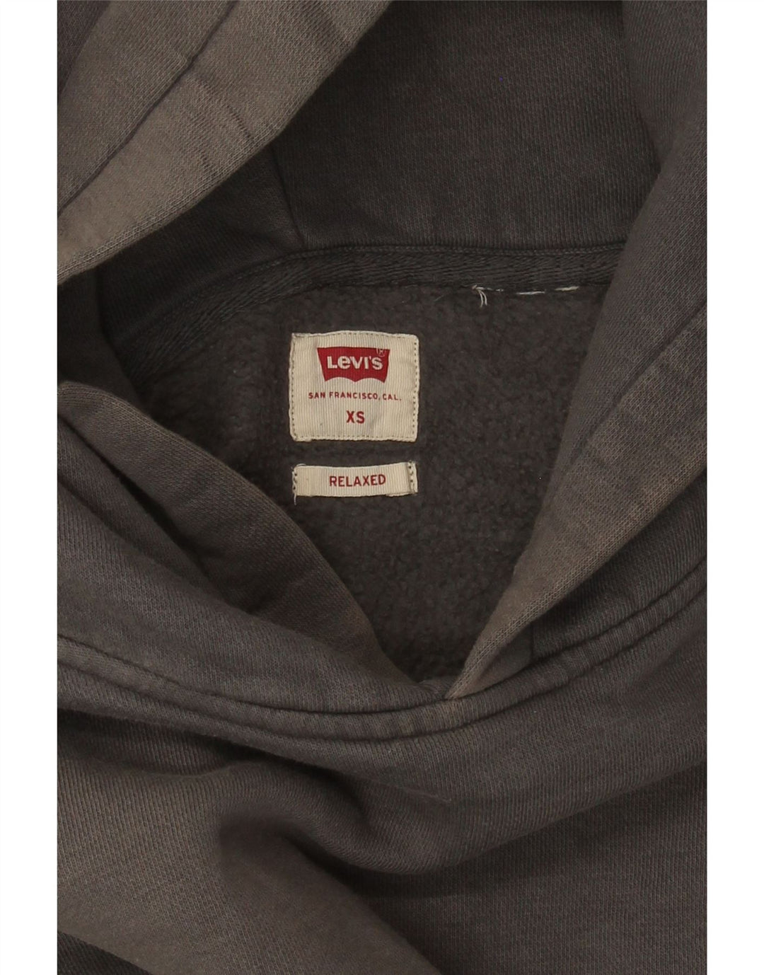 Suéter com capuz masculino Levi's Relaxed Fit XS cinza