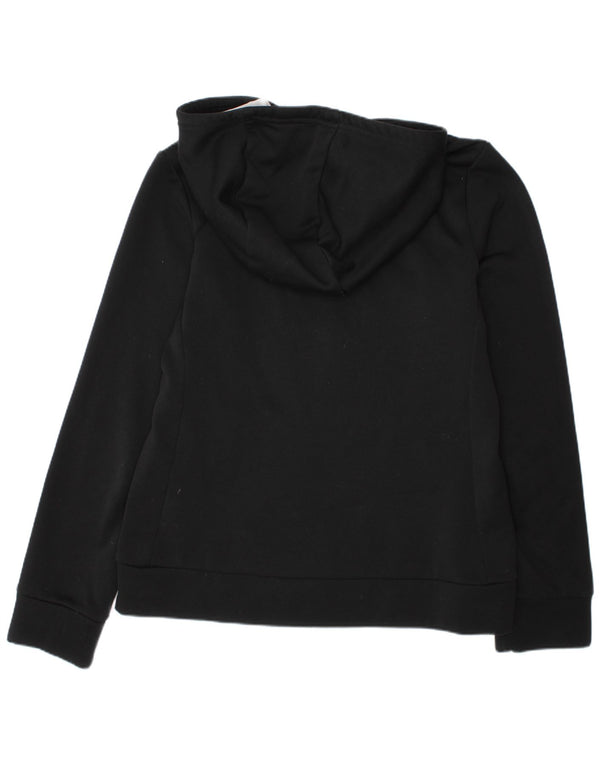 Jumper com capuz gráfico Nike Boys 10-11 anos médio preto poliéster