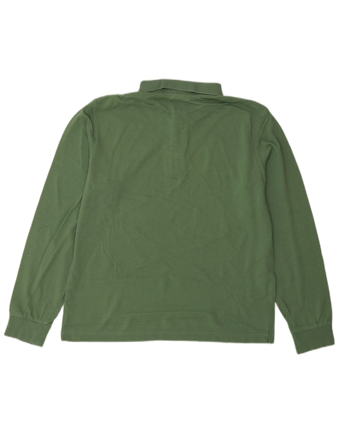 Camisa polo masculina CONTE OF FLORENCE manga comprida regular fit verde médio