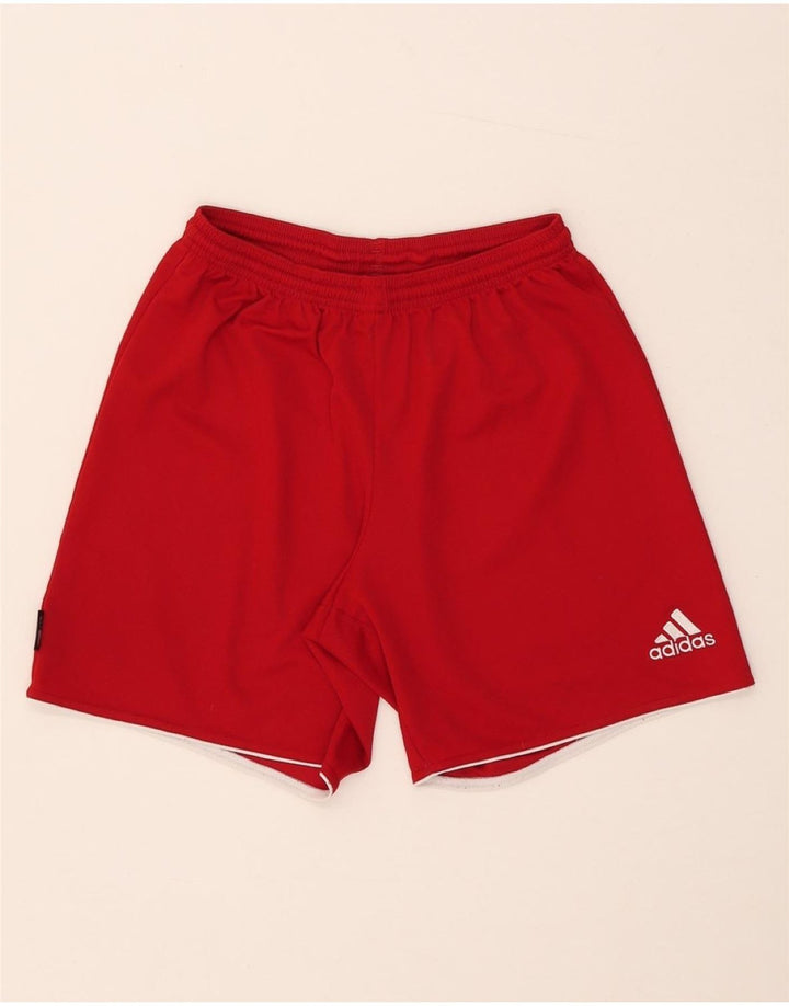 Adidas Mens Climalite Sport Shorts Pequeno Poliéster Vermelho