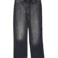 Lee Womens Seattle Straight Jeans W33 L34 Azul Marinho Algodão