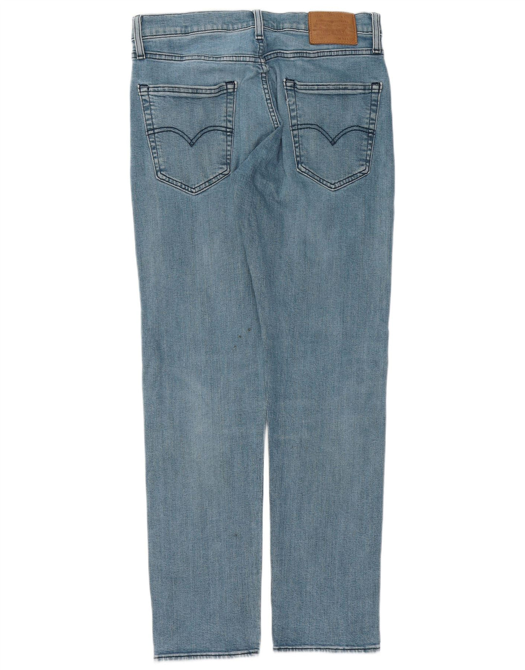 LEVI'S Masculino 502 Tapered Jeans W32 L32 Azul Algodão