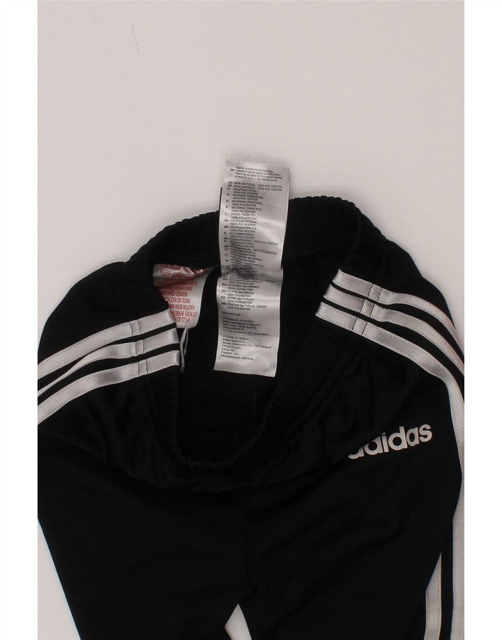 Adidas meninos calças de treino joggers 2-3 anos preto poliéster