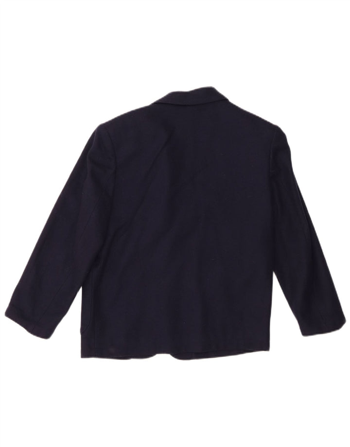 Jaqueta blazer de 2 botões Benetton Boys 10-11 anos médio azul marinho lã